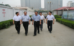 郓城煤矿领导来中煤工矿集团参观指导