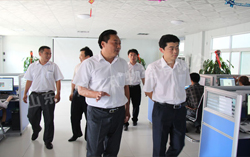 热烈欢迎济宁市建设银行领导莅临中煤工矿集团参观指导