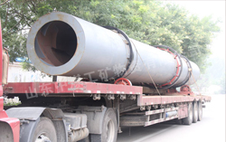 山东中煤工矿集团销售的大型化工滚筒设备正式装车发往山西
