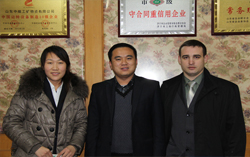 俄罗斯某矿山企业客户代表莅临山东中煤考察采购