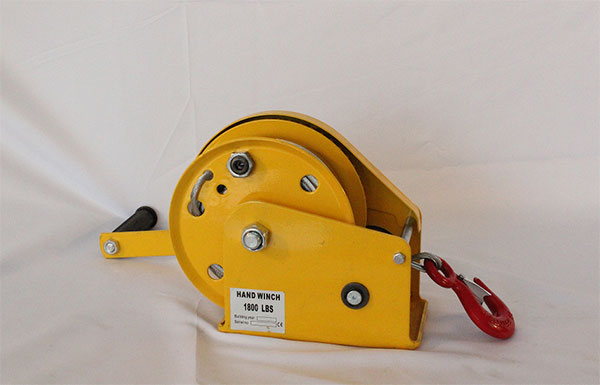 自动锁式手动绞盘