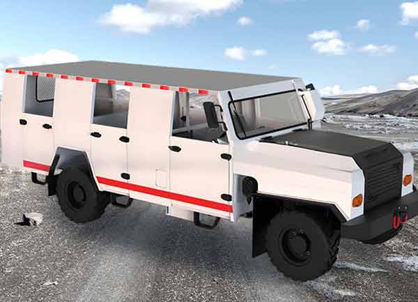 WC18RE矿用防爆柴油机无轨胶轮车