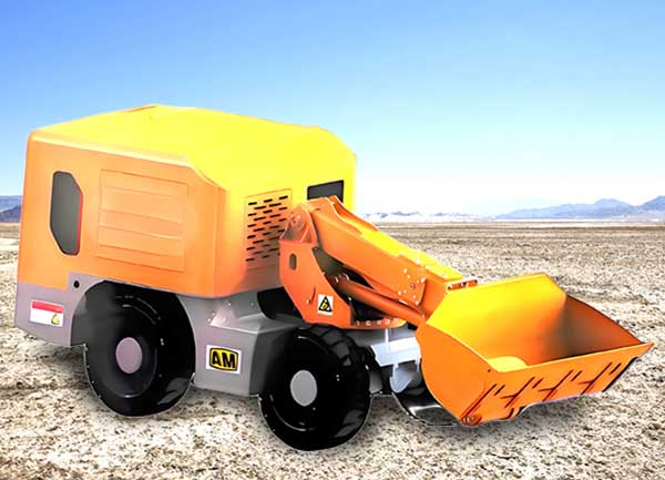 胶轮式行走浮煤清理机器人