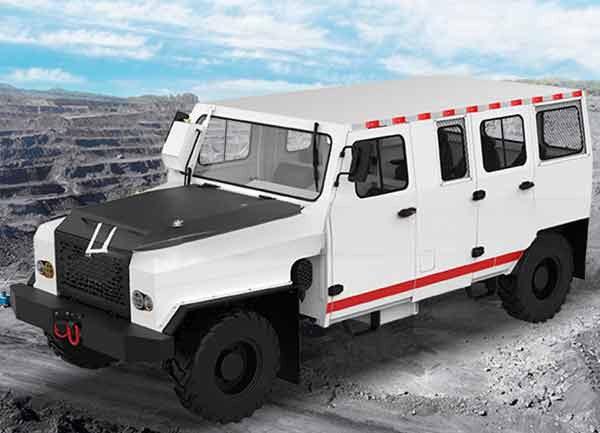 WC8RE矿用防爆柴油机无轨胶轮车