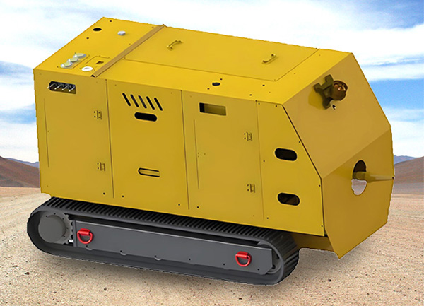 矿用履带式消防机器人