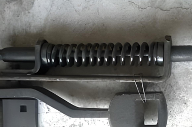 弹簧扳道器手柄长度可伸缩