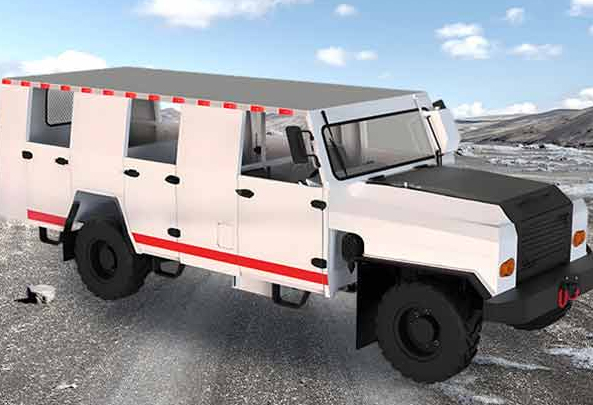 无轨胶轮车产品展示