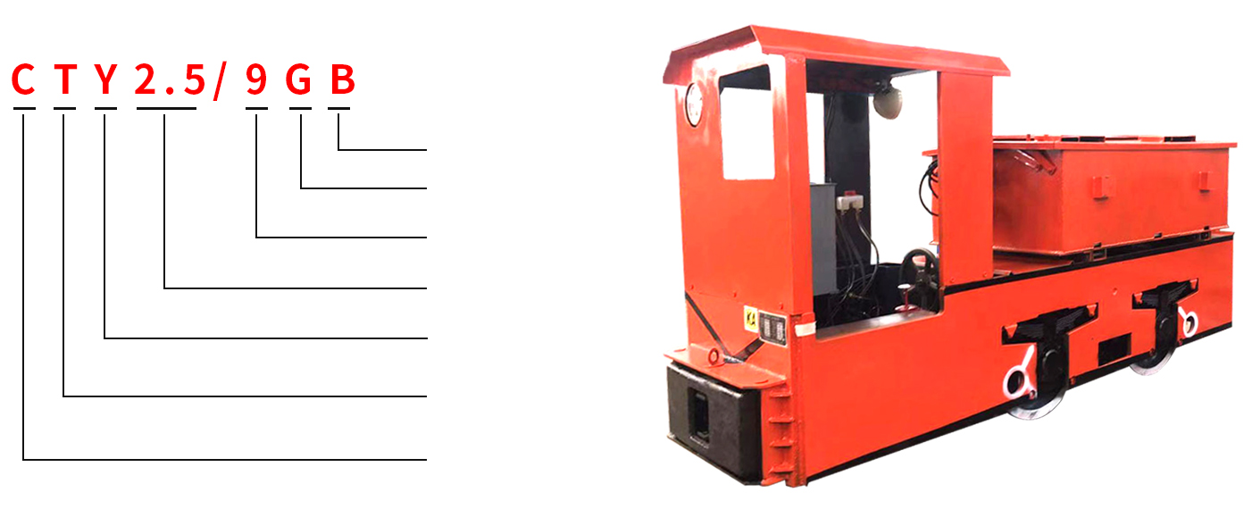 2.5吨蓄电池电机车