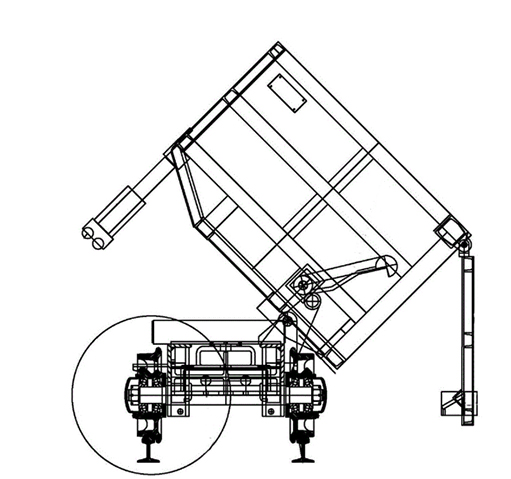 单侧曲轨侧卸式矿车-外形小巧 结构简单