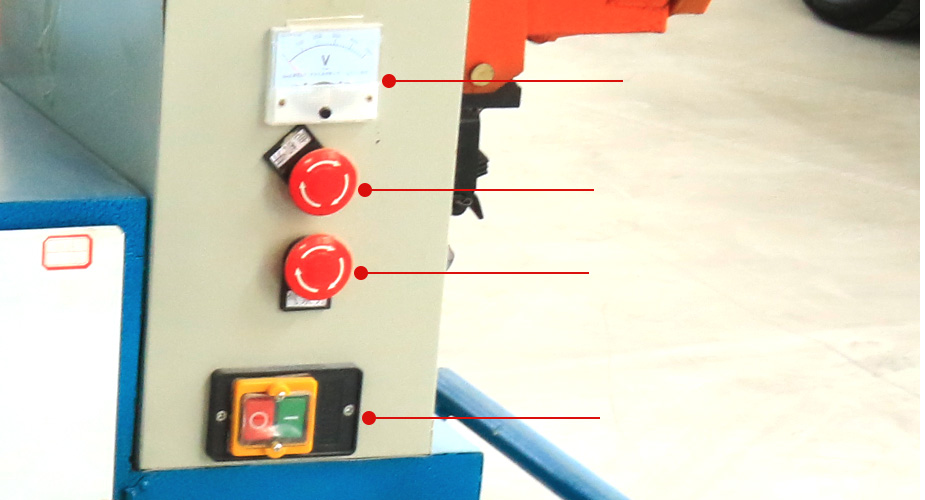 砂浆喷涂机控制面板