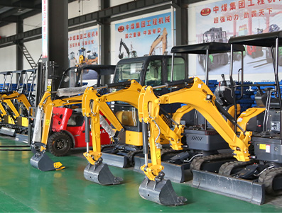 17小型挖掘机客户来访