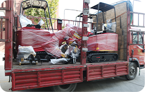 23小型挖掘机发货