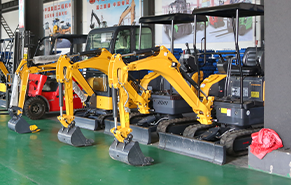 23小型挖掘机展厅