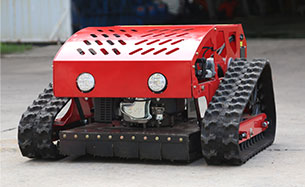 坦克履带式遥控割草机