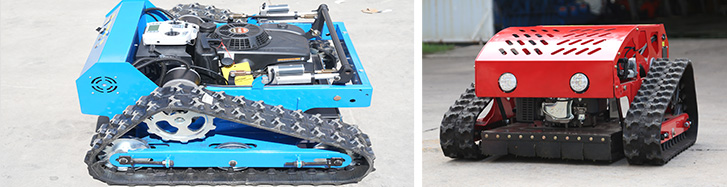 坦克履带式遥控割草机
