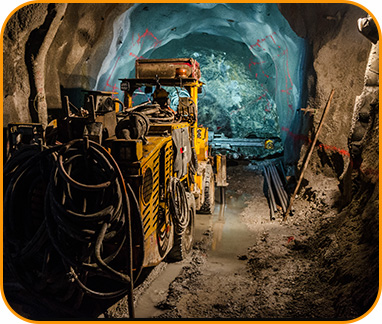 矿洞钻孔