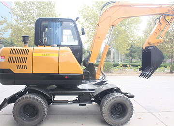 75轮胎式液压挖掘机