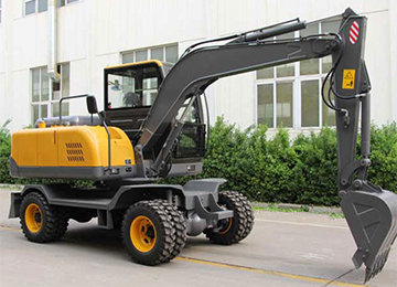 75轮胎式液压挖掘机