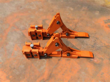 滑动升降式月牙挡车器