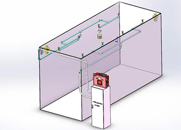 ZFM6/10矿用区域自动喷粉灭火装置