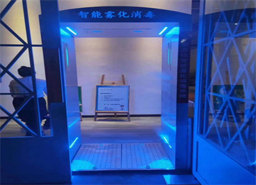 智能雾化消毒门