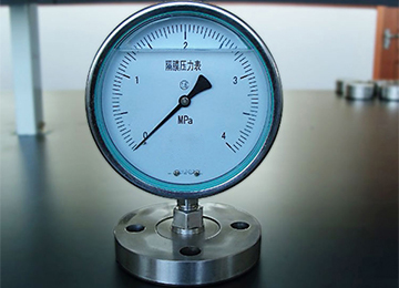防腐膜片式压力表