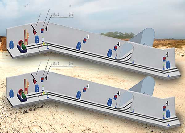 煤矿斜巷行人检测装置