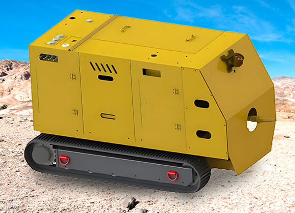 矿用履带式消防机器人