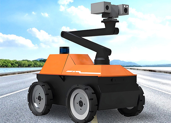 轮式升降巡检机器人