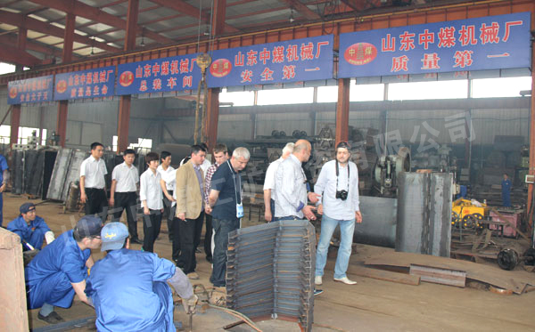 /乌克兰、格鲁吉亚跨国集团公司来山东中煤集团考察采购/