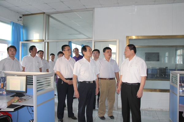 /省经信委领导莅临山东中煤考察/