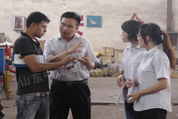 /也门某大型国际贸易公司客商来山东中煤工矿集团考察采购/