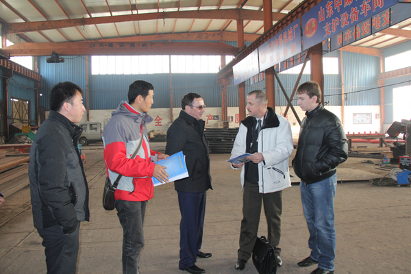 /俄罗斯某大型工矿设备企业客商莅临山东中煤考察采购/