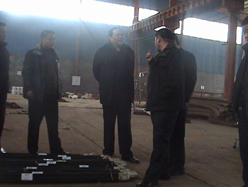 /热烈欢迎淄博矿务局领导来我集团进行考察指导工作/