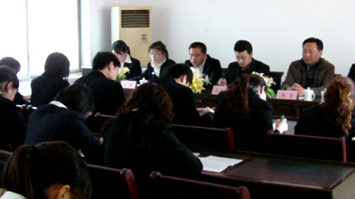 /2月24日，山东中煤中贸公司隆重的召开了全体誓师会议！/