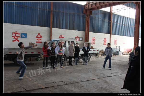 /中煤中贸羽毛球精彩比赛瞬间