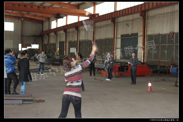 /中煤中贸羽毛球精彩比赛瞬间