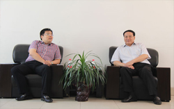 热烈欢迎济宁高新区投资促进处领导莅临山东中煤工矿集团参观指导