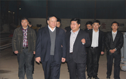 山东圣大建设集团领导莅临山东中煤考察