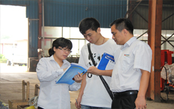 刚果某大型矿山企业客户代表莅临山东中煤考察采购