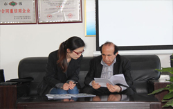 伊朗某矿企客商莅临山东中煤工矿集团考察采购