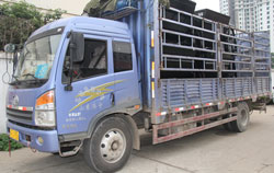 山东中煤工矿集团矿车发往山西