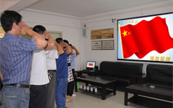 山东中煤工矿集团欢庆“八一”建军节