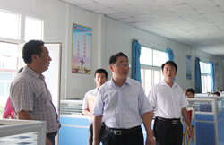 济宁市高新区经发局及财政局领导莅临山东中煤工矿集团参观指导