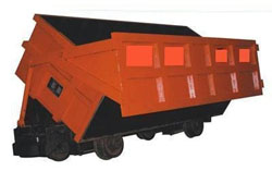 单侧曲轨侧卸式矿车的工作原理及结构