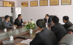 热烈欢迎阿里巴巴集团领导莅临山东中煤集团