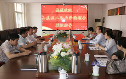 热烈欢迎山东理工职业学院领导莅临山东中煤集团考察