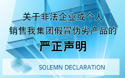 关于非法企业或个人冒充我集团名义销售假冒伪劣产品的严正声明