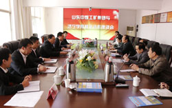 热烈欢迎济宁学院领导一行莅临山东中煤集团考察合作