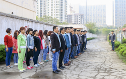 山东中煤工矿集团开展军训活动